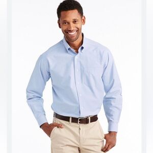 L.L. Bean Classic Sky Blue Dress Shirt